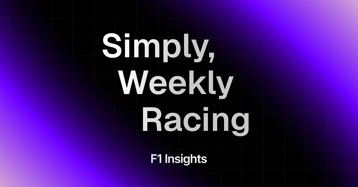 Simply, Weekly Racing - Week 4 of June Simply, Weekly Racing - Week 4 of June